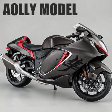 1:9 Diecast Suzuki Hayabusa Model Bike - Black